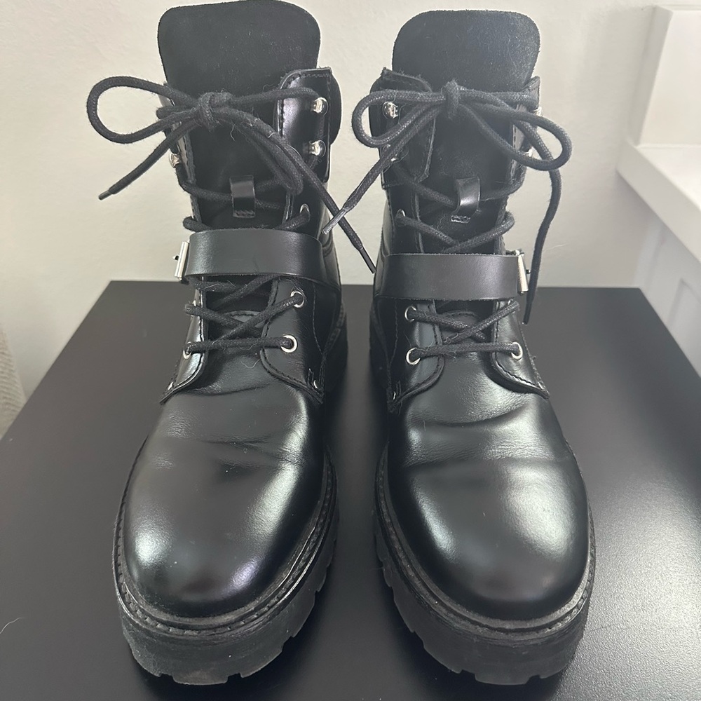 AllSaints Leather Combat Boot